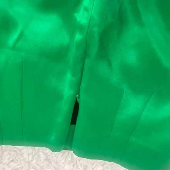 Zara green silk mini skirt size M NWT - Picture 7 of 7